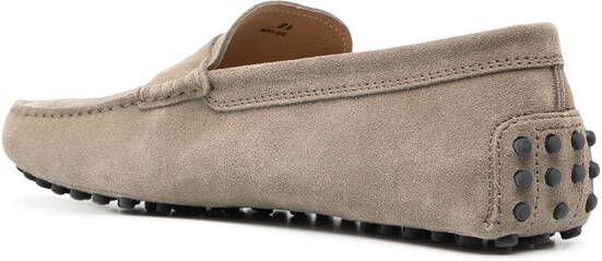 Tod's strap-detail loafers Neutrals