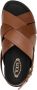 Tod's strappy slingback leather sandals Brown - Thumbnail 4