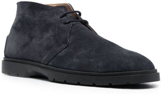 Tod's suede desert boots Blue