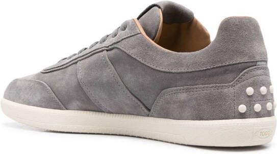 Tod's suede low-top sneakers Grey