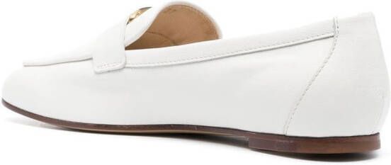 Tod's T-logo leather loafers White