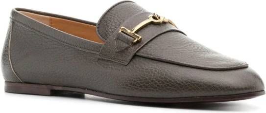 Tod's T-Ring leather loafers Brown