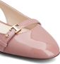 Tod's T Timeless leather ballerina shoes Pink - Thumbnail 4
