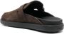 Tod's T Timeless suede slides Brown - Thumbnail 3
