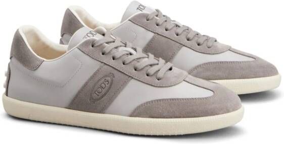 Tod's Tabs leather sneakers Grey