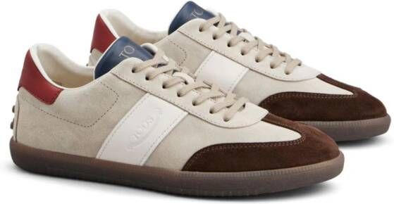 Tod's Tabs suede sneakers Neutrals