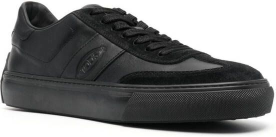 Tod's tonal low-top sneakers Black
