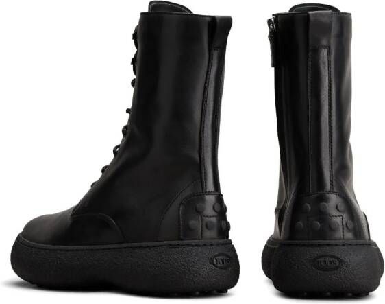Tod's W. G. lace-up boots Black