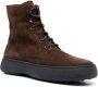 Tod's W. G. logo-patch boots Brown - Thumbnail 2