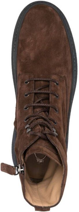 Tod's W. G. logo-patch boots Brown
