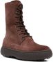 Tod's WG lace-up suede ankle boots Brown - Thumbnail 2