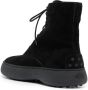 Tod's W.G. lace-up suede boots Black - Thumbnail 3