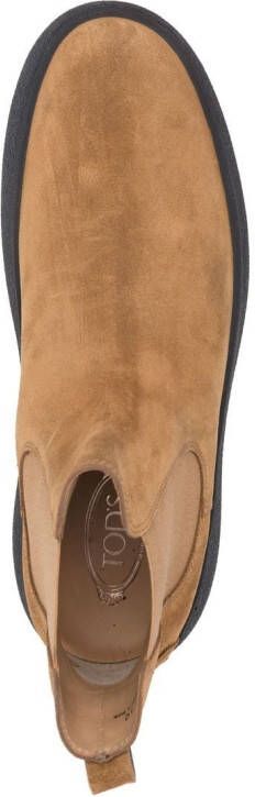 Tod's W.G. suede chelsea boots Brown