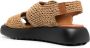 Tod's woven raffia 45mm sandals Brown - Thumbnail 3