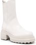 Tod's zip-up leather boots White - Thumbnail 2