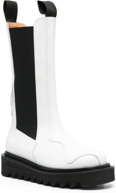 Toga Pulla AJ1121 50mm chunky boots White