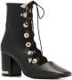 Toga Pulla lace-up ankle boots Black - Thumbnail 2