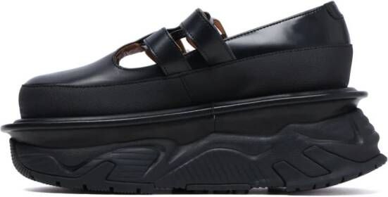 Toga Pulla platform leather loafers Black