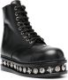 Toga Pulla stud-embellished leather boots Black - Thumbnail 2