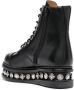 Toga Pulla stud-embellished leather boots Black - Thumbnail 3