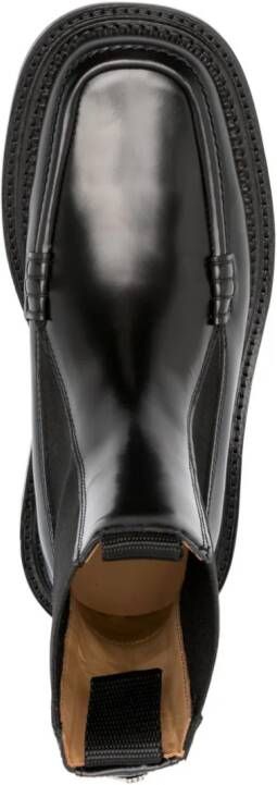Toga Pulla stud-embellished leather boots Black
