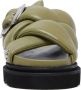 Toga Pulla stud-embellished padded sandals Green - Thumbnail 5