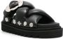 Toga Pulla stud-embellishment leather platform sandals Black - Thumbnail 2