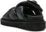 Toga Pulla stud-embellishment leather platform sandals Black - Thumbnail 3