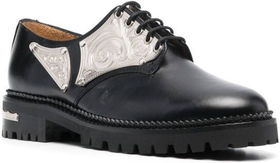 Toga Pulla western leather loafers Black