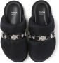 Toga Pulla Sabot embellished-strap slippers Black - Thumbnail 4
