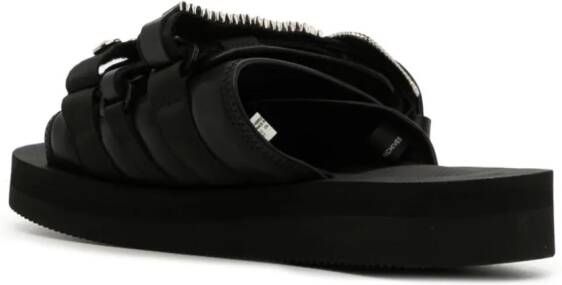 Suicoke stud-embellished open-toe sandals Black