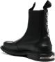 Toga Virilis charm-detail ankle leather boots Black - Thumbnail 3