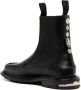 Toga Virilis embellished leather Chelsea boots Black - Thumbnail 3