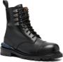 Toga Virilis lace-up ankle leather boots Black - Thumbnail 2