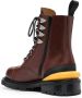 Toga Virilis leather ankle boots Brown - Thumbnail 3