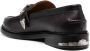 Toga Virilis logo-engraved leather loafers Brown - Thumbnail 3
