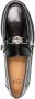 Toga Virilis logo-plaque leather loafers Black - Thumbnail 3