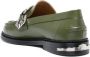 Toga Virilis polished leather loafers Green - Thumbnail 3