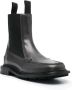 Toga Virilis Side Gore ankle leather boots Grey - Thumbnail 2
