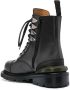 Toga Virilis Side Gore leather ankle boots Grey - Thumbnail 3