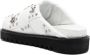 Toga Virilis stud-embellished leather slippers White - Thumbnail 3