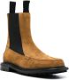 Toga Virilis stud-embellished suede boots Brown - Thumbnail 2