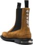 Toga Virilis stud-embellished suede boots Brown - Thumbnail 3