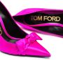 TOM FORD 105mm bow-detail pumps Pink - Thumbnail 2