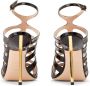 TOM FORD 105mm crocodile-embossed leather sandals Brown - Thumbnail 3