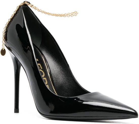 TOM FORD 120mm patent leather pumps Black