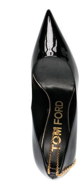 TOM FORD 120mm patent leather pumps Black