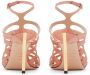 TOM FORD 85mm crocodile-embossed leather sandals Pink - Thumbnail 3