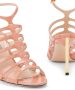 TOM FORD 85mm crocodile-embossed leather sandals Pink - Thumbnail 4