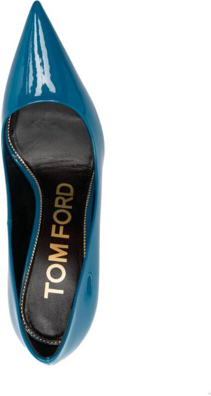 TOM FORD 90mm patent leather pumps Blue